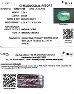 Load image into Gallery viewer, 2.24/CT Natural Panna Stone with Govt. Lab Certificate (8991)