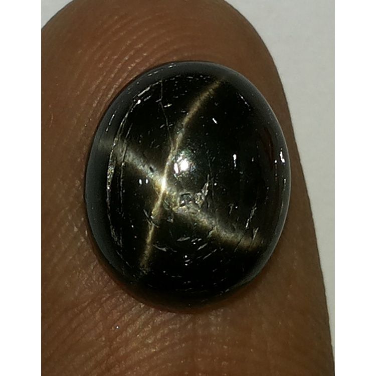 3.97/CT Natural Black Star Gemstone