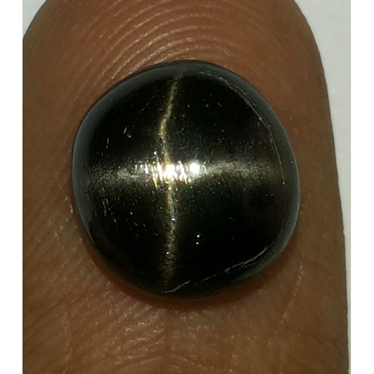 3.69/CT Natural Black Star Gemstone