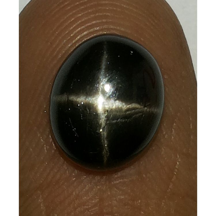 2.52/CT Natural Black Star Gemstone