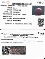 Load image into Gallery viewer, 6.57/CT Natural new Burma Ruby with Govt. Lab Certificate (5661)