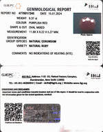 Load image into Gallery viewer, 6.37/CT Natural new Burma Ruby with Govt. Lab Certificate (3441)