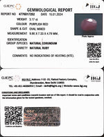 Load image into Gallery viewer, 3.17/CT Natural new Burma Ruby with Govt. Lab Certificate (2331)