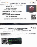 Load image into Gallery viewer, 4.95/CT Natural new Burma Ruby with Govt. Lab Certificate (4551)