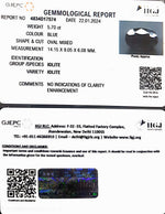 Load image into Gallery viewer, 5.70/CT Natural Iolite with Govt Lab Certificate (1221)