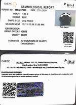 Load image into Gallery viewer, 4.95/CT Natural Iolite with Govt Lab Certificate (1221)