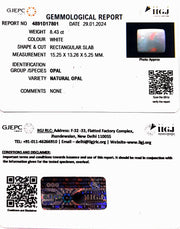 8.43/CT Natural Fire Opal with Govt. Lab Certificate (4551)