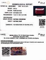 Load image into Gallery viewer, 6.60/CT Natural Ruby with Govt. Lab Certificate