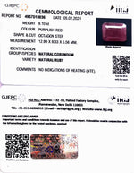 Load image into Gallery viewer, 9.10/CT Natural Mozambique Ruby with Govt. Lab Certificate-7881