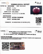 Load image into Gallery viewer, 11.16/CT Natural new Burma Ruby with Govt. Lab Certificate-4551