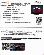 Load image into Gallery viewer, 5.81/CT Natural Mozambique Ruby with Govt. Lab Certificate-7881