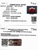 Load image into Gallery viewer, 4.69/CT Natural new Burma Ruby with Govt. Lab Certificate (5661)