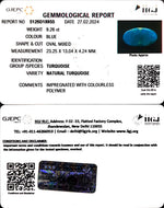 Load image into Gallery viewer, 9.26/CT Natural Govt. Lab Certified Turquoise (1221)