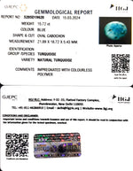 Load image into Gallery viewer, 15.72/CT Natural Govt. Lab Certified Turquoise-1221