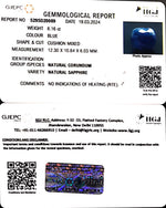 Load image into Gallery viewer, 8.16/CT Natural Blue Sapphire with Govt Lab Certificate-6771