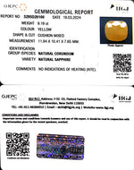 Load image into Gallery viewer, 9.19/CT Natural Ceylonese Pukhraj with Govt Lab Certificate-4551
