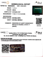 Load image into Gallery viewer, 11.21/CT Natural Panna Stone with Govt. Lab Certificate-4551