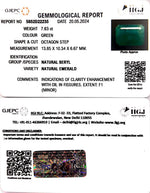 Load image into Gallery viewer, 7.63/CT Natural Panna Stone with Govt. Lab Certificate-2331