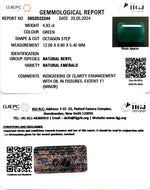 Load image into Gallery viewer, 4.93/CT Natural Panna Stone with Govt. Lab Certificate-3441