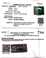 Load image into Gallery viewer, 7.23/CT Natural Panna Stone with Govt. Lab Certificate-6771