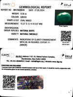 Load image into Gallery viewer, 8.58/CT Natural Panna Stone with Govt. Lab Certificate-1665