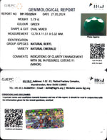 Load image into Gallery viewer, 5.79/CT Natural Panna Stone with Govt. Lab Certificate-2331