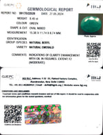 Load image into Gallery viewer, 8.45/CT Natural Panna Stone with Govt. Lab Certificate-3441