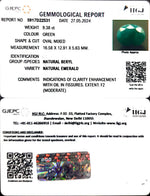 Load image into Gallery viewer, 9.38/CT Natural Panna Stone with Govt. Lab Certificate-1665