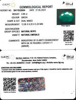 Load image into Gallery viewer, 3.96/CT Natural Panna Stone with Govt. Lab Certificate-1665