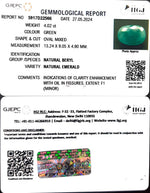 Load image into Gallery viewer, 4.02/CT Natural Panna Stone with Govt. Lab Certificate-3441