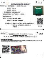 Load image into Gallery viewer, 3.84/CT Natural Panna Stone with Govt. Lab Certificate-6771