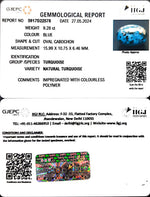 Load image into Gallery viewer, 9.28/CT Natural Govt. Lab Certified Turquoise-1221