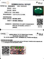 Load image into Gallery viewer, 4.90/CT Natural Panna Stone with Govt. Lab Certificate-4551