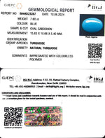 Load image into Gallery viewer, 7.60/CT Natural Govt. Lab Certified Turquoise-832