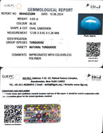 Load image into Gallery viewer, 4.84/CT Natural Govt. Lab Certified Turquoise-832