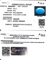 Load image into Gallery viewer, 4.82/CT Natural Govt. Lab Certified Turquoise-832