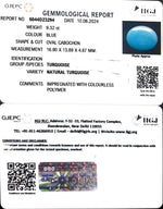 Load image into Gallery viewer, 9.32/CT Natural Govt. Lab Certified Turquoise-832