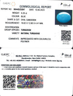Load image into Gallery viewer, 8.29/CT Natural Govt. Lab Certified Turquoise-832