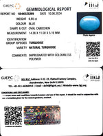 Load image into Gallery viewer, 6.56/CT Natural Govt. Lab Certified Turquoise-832
