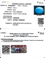 Load image into Gallery viewer, 6.58/CT Natural Govt. Lab Certified Turquoise-832