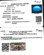 Load image into Gallery viewer, 9.11/CT Natural Govt. Lab Certified Turquoise-832