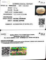 Load image into Gallery viewer, 5.51/CT Natural Ceylonese Pukhraj with Govt Lab Certificate-6771