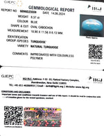 Load image into Gallery viewer, 8.17/CT Natural Govt. Lab Certified Turquoise-1221