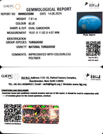 Load image into Gallery viewer, 7.61/CT Natural Govt. Lab Certified Turquoise-1221