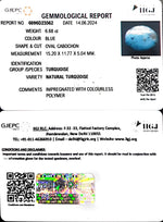Load image into Gallery viewer, 6.68/CT Natural Govt. Lab Certified Turquoise-1221