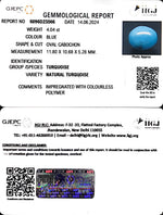 Load image into Gallery viewer, 4.04/CT Natural Govt. Lab Certified Turquoise-1221