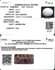 3.01/CT Natural Fire Opal with Govt. Lab Certificate-4551