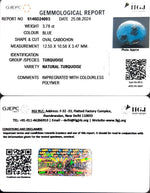 Load image into Gallery viewer, 3.78/CT Natural Govt. Lab Certified Turquoise-1221