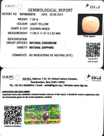 Load image into Gallery viewer, 7.59/CT Natural Ceylonese Pukhraj with Govt Lab Certificate-2331