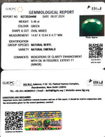 Load image into Gallery viewer, 5.48/CT Natural Panna Stone with Govt. Lab Certificate-1665